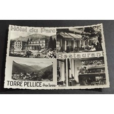 Cartolina Torre Pellice  (Torino) - Hotel du Parc Restaurant