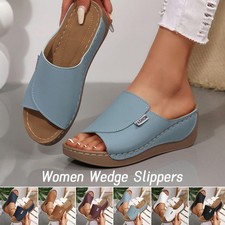Ciabatte donna zeppa estate moda sandali spiaggia traspiranti scarpe comode