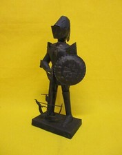 ✅ BELLISSIMA ARMATURA CAVALIERE MEDIEVALE ANNI 60 IN METALLO ANTIQUE - 4202