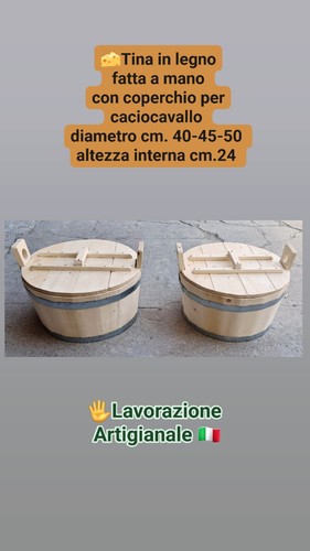 Tina legno fatta mano per - a,