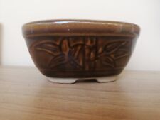 Vaso per bonsai, in gres smaltato