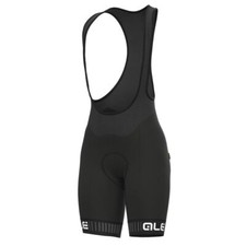 ALE Pantaloncini da ciclismo donna bavaglino - Traguardo Pragma - imbottiti, nero/bianco L11546718