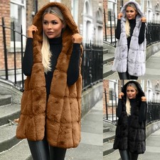 Gilet donna pelliccia con