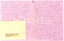 1931 BOURBON-L'ARCHAMBAULT Alfred MORTIER sul libro di un collega *AUTOGRAFO