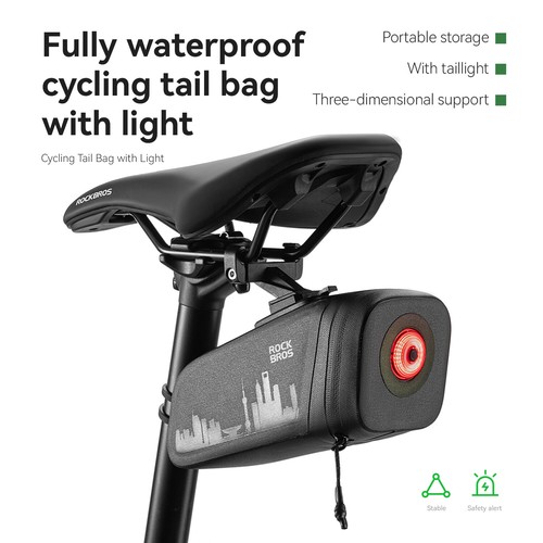 Rockbros borsa sella bici - sella,