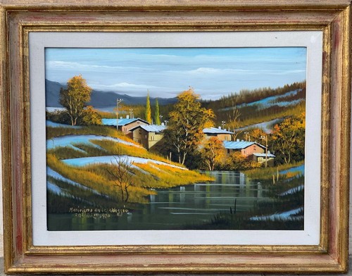 Quadro dipinto mariolino - quadro, di
