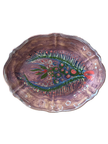 Paolo anselmo piatto ceramica - anselmo,