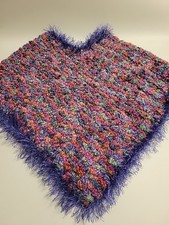 Poncho multicolore bambino