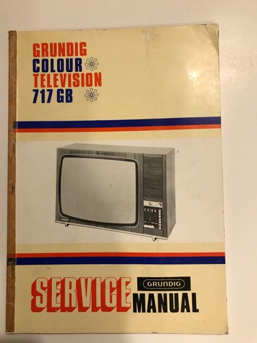 Grundig colour television 717 - television,