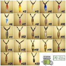 Collana World Surf Surfing Surfista Tavola Handmade Vari Colori Mare Estate