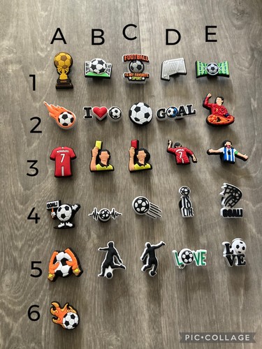 Charms calcio croc