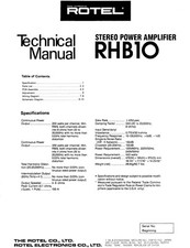 Servizio Manuale di Istruzioni