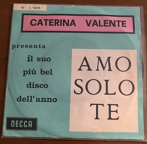 Caterina valente amo - valente, solo
