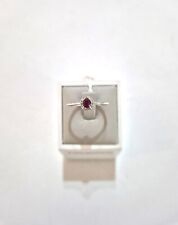 ANELLO SOLITARIO RUBINO Rosso