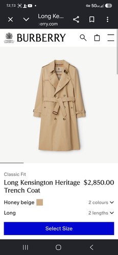 Burberry kensington trench - kensington,