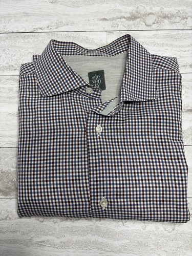 Camicia uomo quadri eleventy - a,