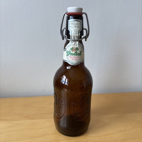 Vintage grolsch brown glass - grolsch,