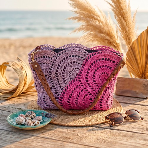 Borsa tracolla estiva fatta - a,