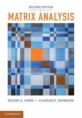Matrix analysis horn roger - matrix,