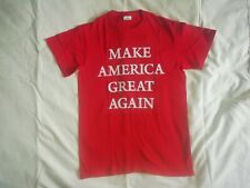 T-shirt MAKE AMERICA GREAT AGAIN colore rosso  taglia S   100% cotone