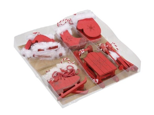 Set pezzi decorazioni albero - 6,