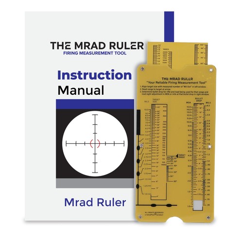 Value plus mrad slide rule - value,