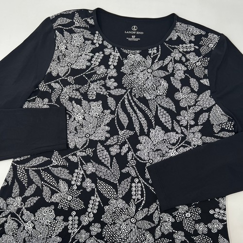 Lands end womens black long - lands,