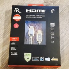 Cavo HDMI AR Acoustic Research PH6 4K 600hz 6ft. Resistente 2160P 4k pronto