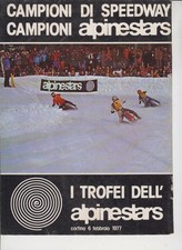 advertising Pubblicità-STIVALI  MOTO ALPINESTARS SPEEDWAY 1977 MOTOSPORT EPOCA