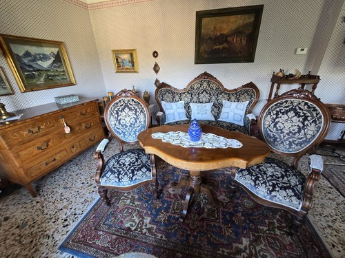 Divano con coppia poltrona - divano,