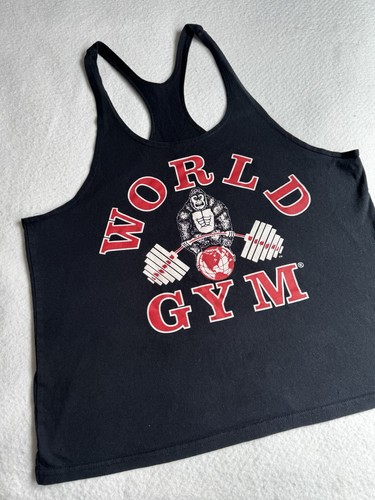 Canotta vintage world gym - canotta,