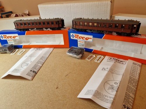 Roco coppia carrozze - roco, h0