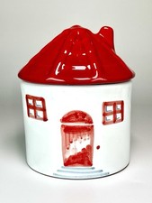 Contenitore in ceramica porta zucchero tè bonbòn gioie - anni ‘80