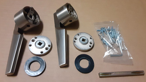 Set rosone rotondo maniglia