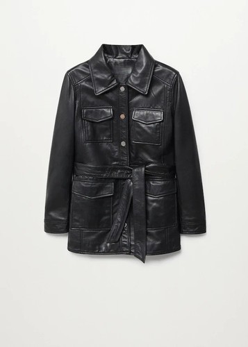 Giacca donna pelle nera - , pura
