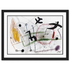 After Joan Miro- Lithograph on light wove paper "Maravillas con variaciones acro