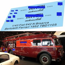 1/43 Decals per Fiat 642 N