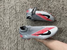 Nike Phantom Vision VSN Elite FG "Metallic Grey" UK 11 US 12 nuove di zecca