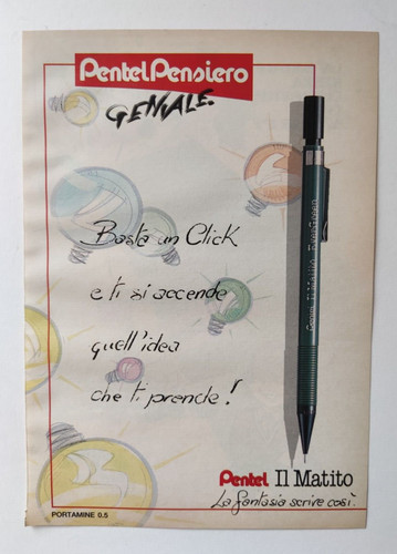 Pubblicita pentel matito - il,