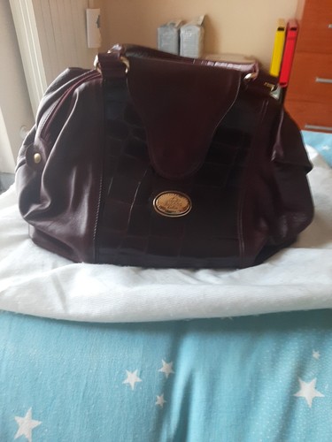 Borsa pelle vintage anni 80 - di,