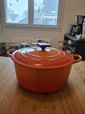 Cocotte Le Creuset fonte émaillée- 24cm - orange