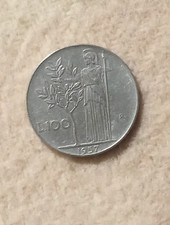 100 Lire Minerva 1957 In Ottimo Stato