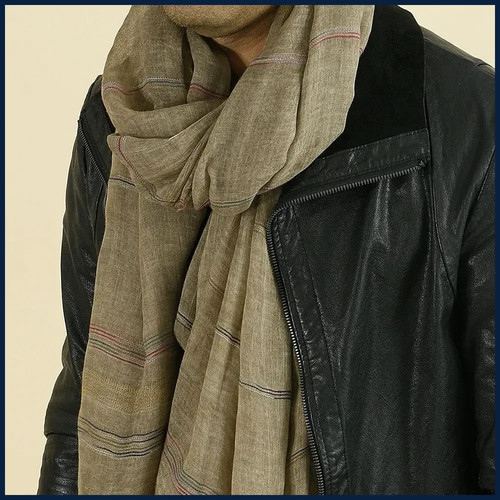 Sciarpa uomo moda cotone - , lino