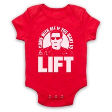 ARNIE VIENI CON ME SE VUOI SOLLEVARE PALESTRA NON UFFICIALE BABY GROW REGALO