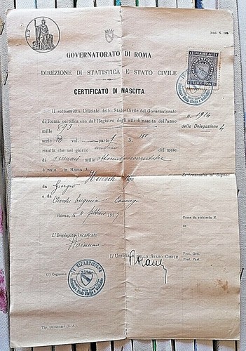 1927 vintage certificato - 1927, di