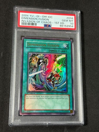 Yugioh psa dimensioni - psa, 10