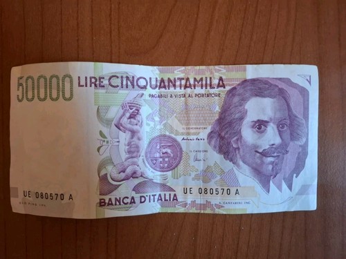 Banconota cinquantamila lire - banconota,