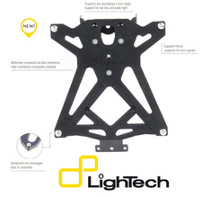 LIGHTECH PORTATARGA REGOLABILE + FARO POST. DUCATI MONSTER 696 2008-2014