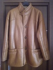 Giacca Cappotto Uomo Vintage Original SHEARLING pelle di pecora Tg. 56