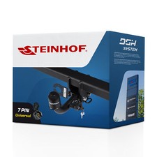 GANCIO DI TRAINO ESTRAIBILE per Alfa Romeo 147 2000-2010 + kit 7-poli universale